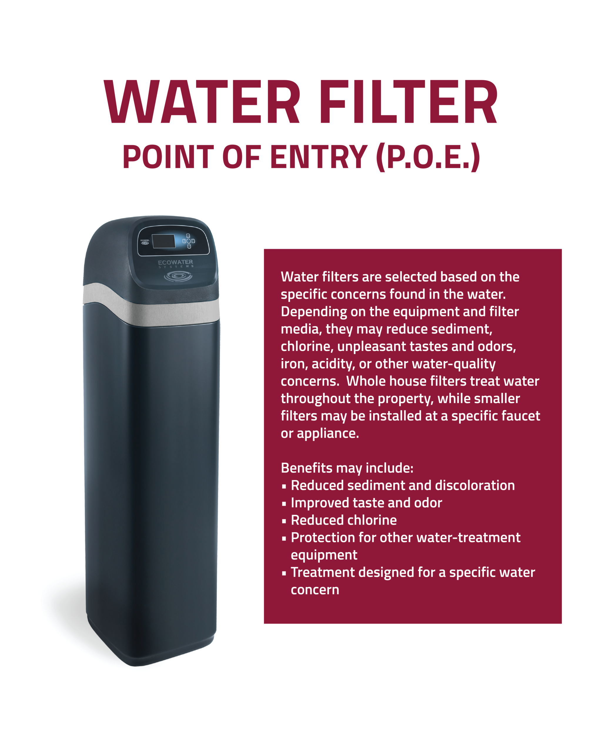 Water Filter Function and Benefits